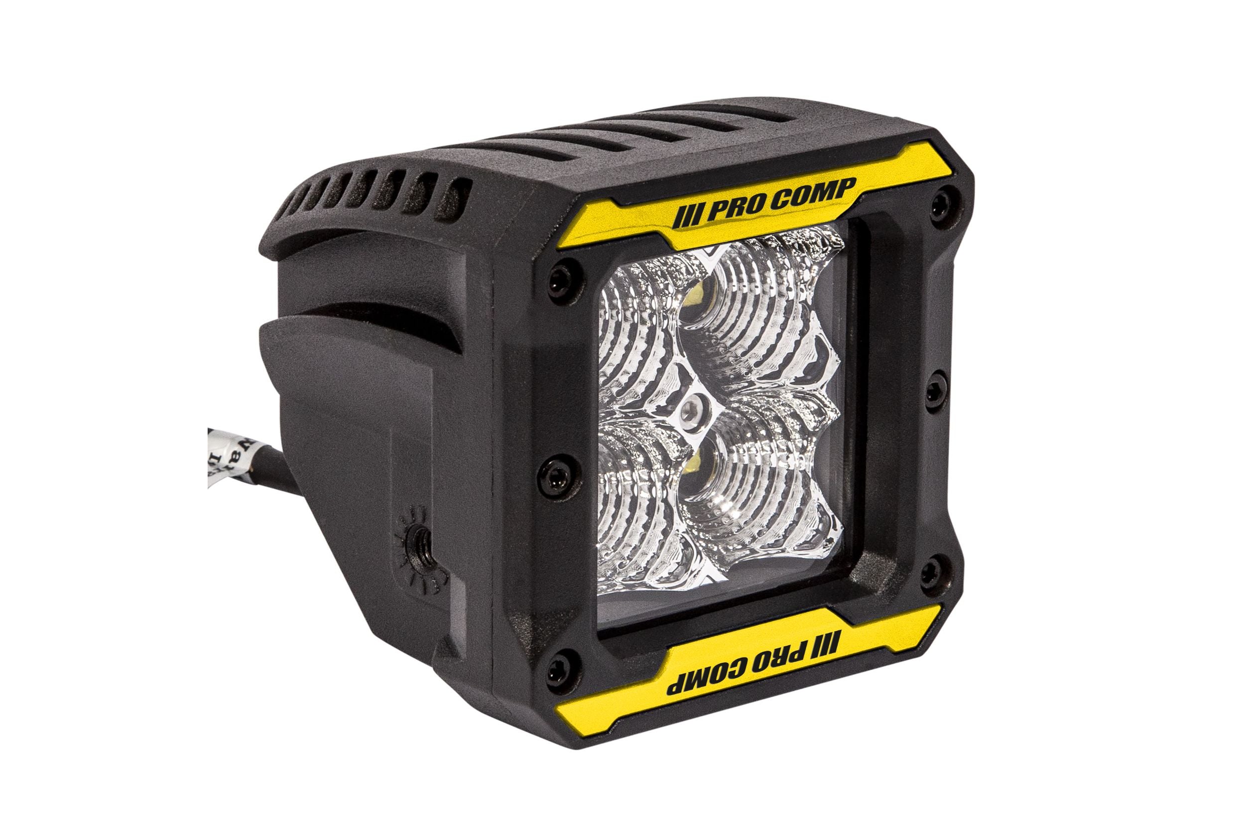 Pro Comp Gen 3 Pods: 2x2 Square / 20W / White / Flood Beam