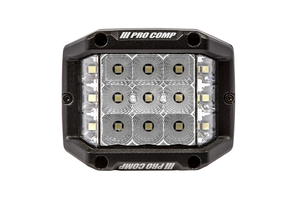 Pro Comp LED Pods: Wide Angle / 75W / White / Combo Beam