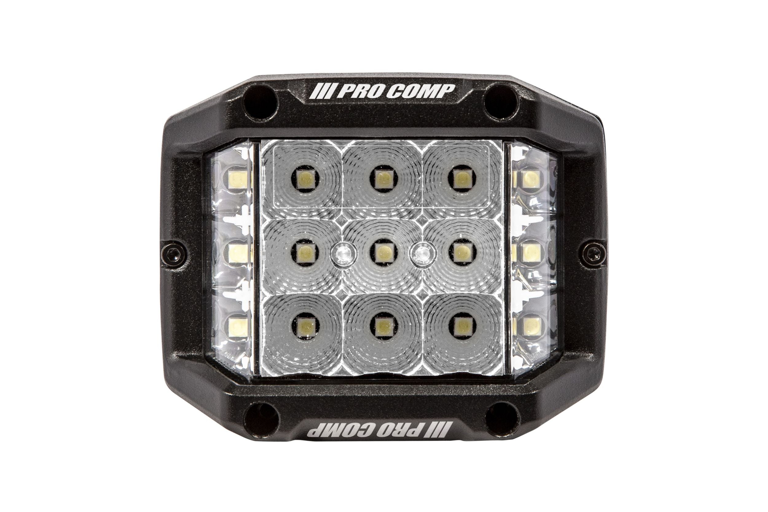 Pro Comp LED Pods: Wide Angle / 75W / White / Combo Beam