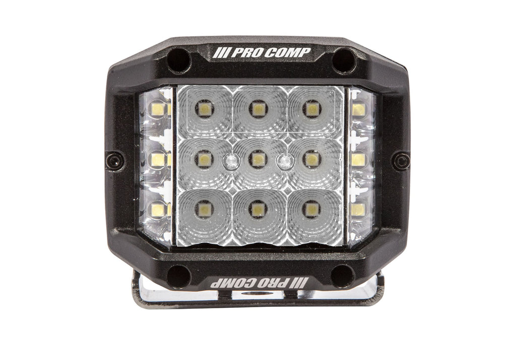 Pro Comp LED Pods: Wide Angle / 75W / White / Combo Beam