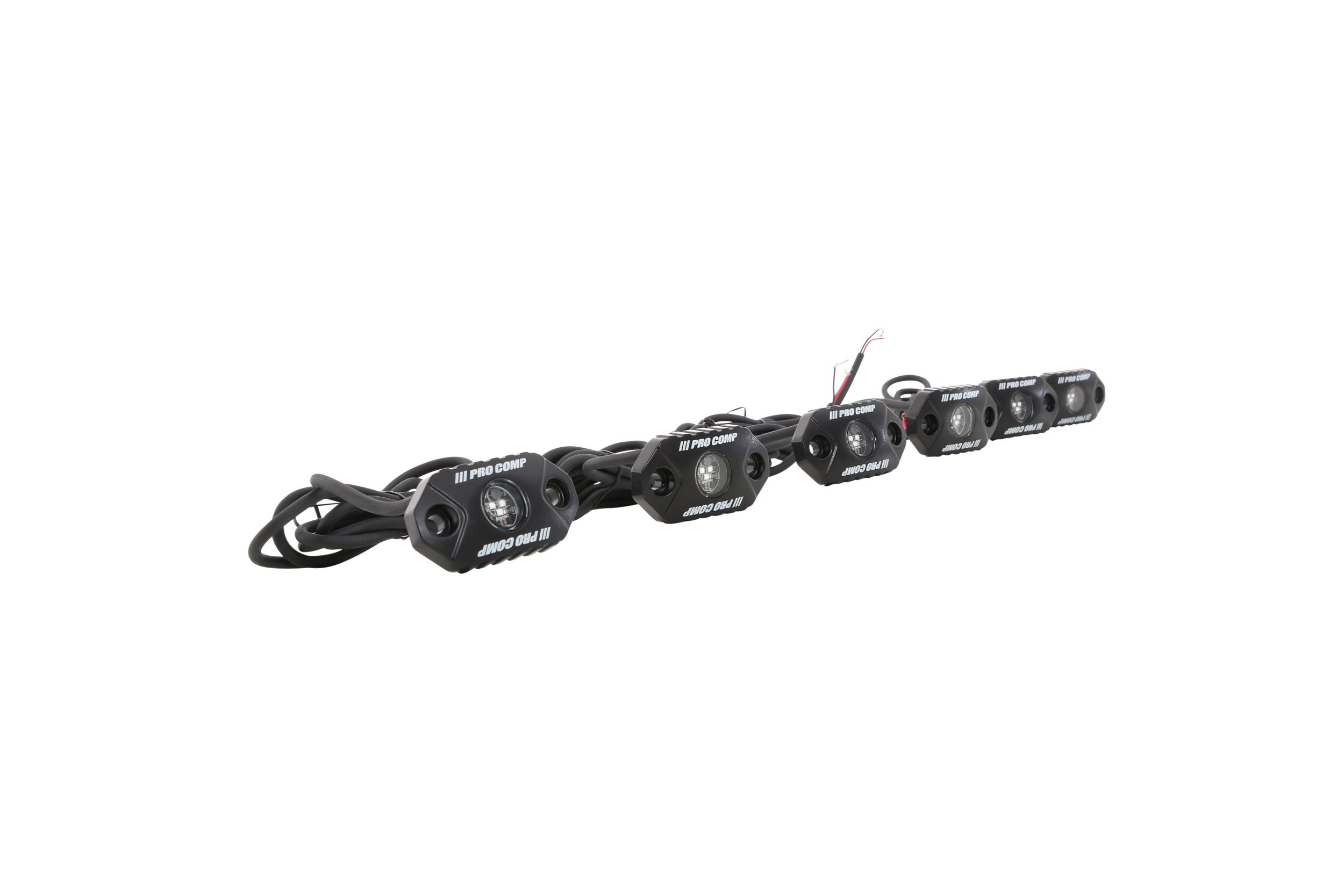 Pro Comp Universal Rock Light Kit: RGB Color Changing (6 Pc)