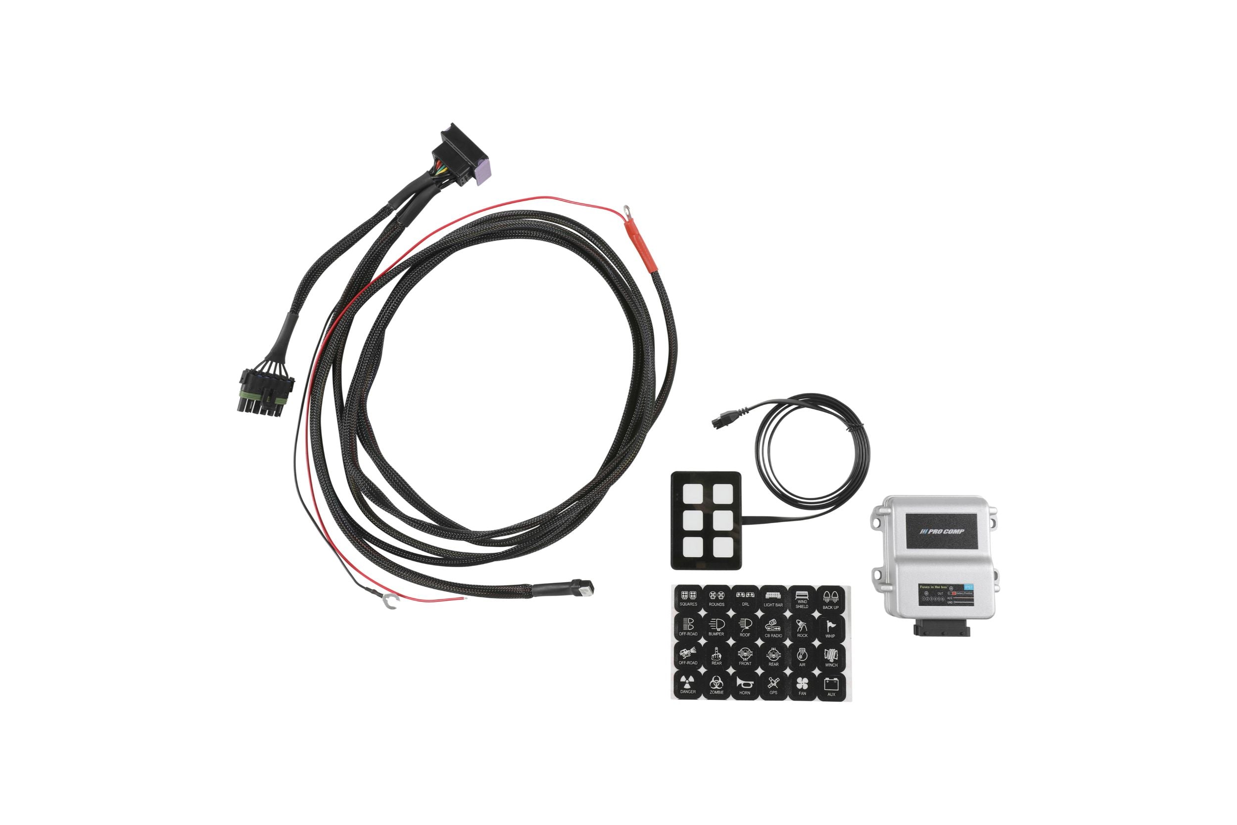 Pro Comp SS6 Universal Upfitter Switch Panel: Universal