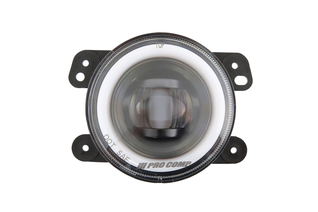 Pro Comp Jeep Fog Lights: Wide Fog Beam (White) (07-18 JK)