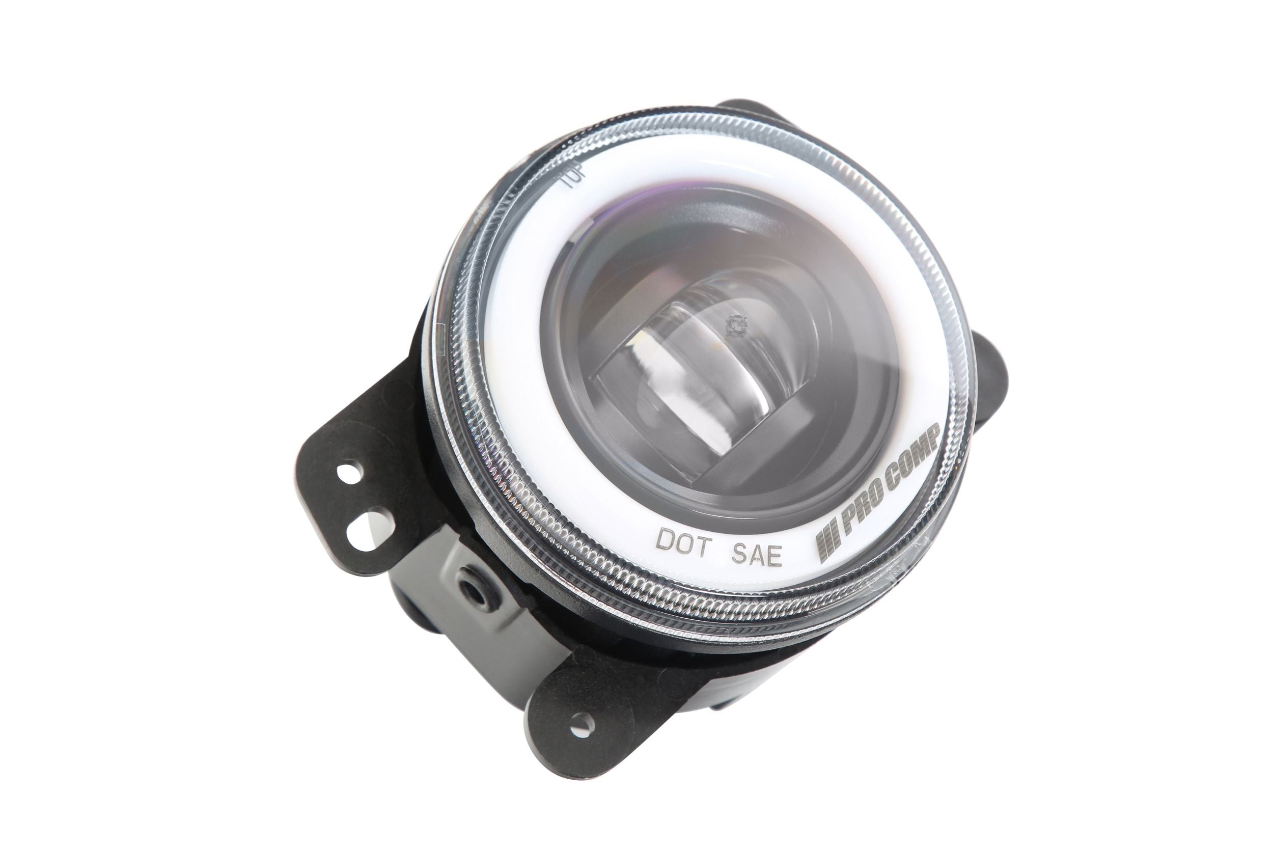 Pro Comp Jeep Fog Lights: Wide Fog Beam (White) (07-18 JK)