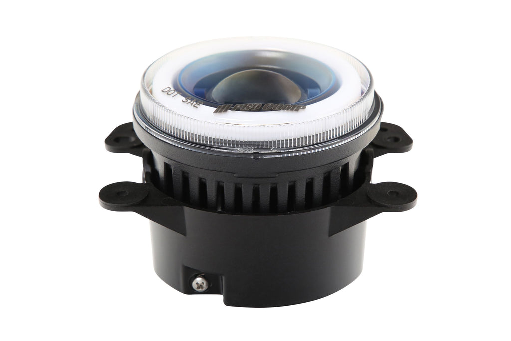 Pro Comp Jeep Fog Lights: Wide Fog Beam (White) (07-18 JK)