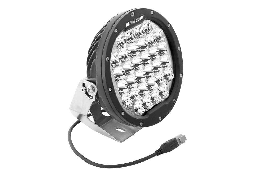 Pro Comp Motorsports Series LED Pod: 7"/ White / Combo Beam