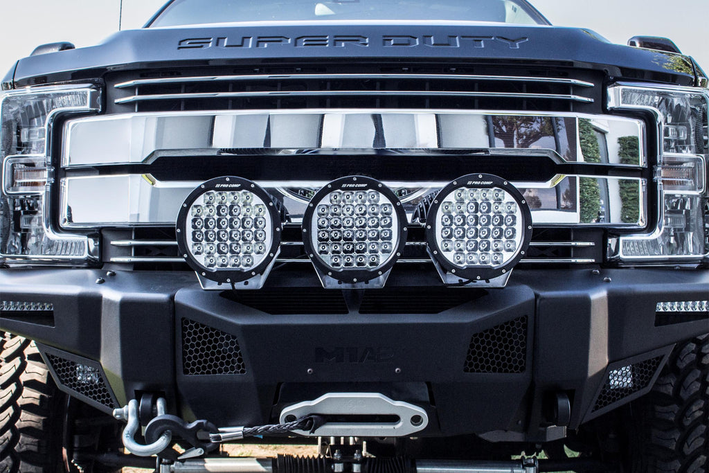 Pro Comp Motorsports Series LED Pod: 7"/ White / Combo Beam