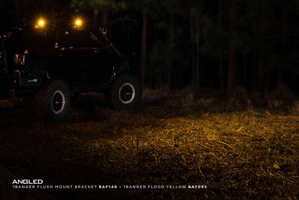 Flush or Angled Mounting Kit: Morimoto 1Banger