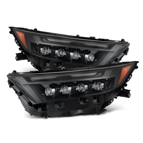 ARex Nova LED Headlights: Toyota Rav4 Low Trim (19-23) - Alpha-Black (Set)