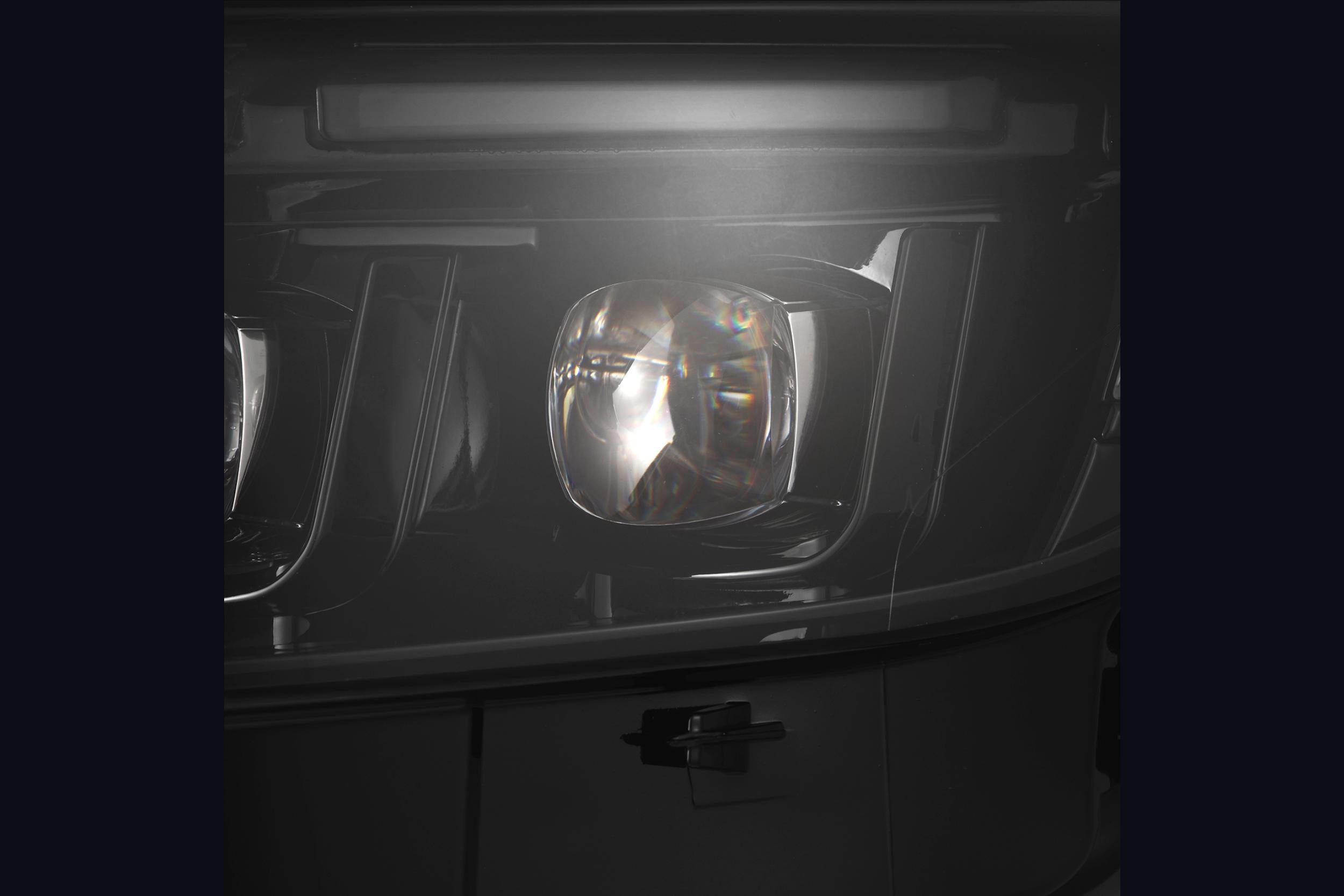 ARex Nova Mk2 LED Headlights: 15-17 Mustang / 18-20 Shelby - Alpha-Black (Set)