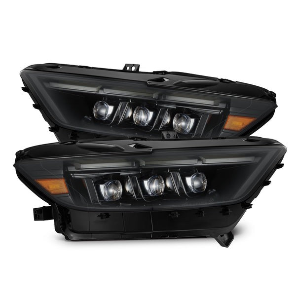 ARex Nova Mk2 LED Headlights: 15-17 Mustang / 18-20 Shelby - Alpha-Black (Set)