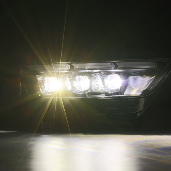 ARex Nova Mk2 LED Headlights: 15-17 Mustang / 18-20 Shelby - Black (Set)