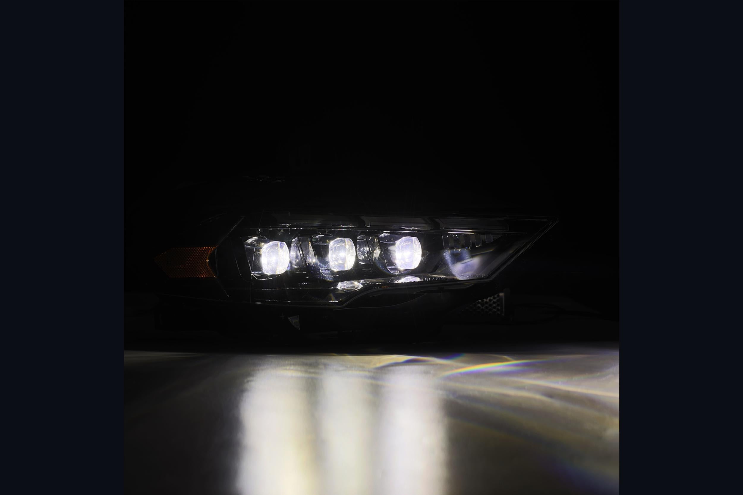 ARex Nova Mk2 LED Headlights: 18-23 Mustang - Alpha-Black (Set)