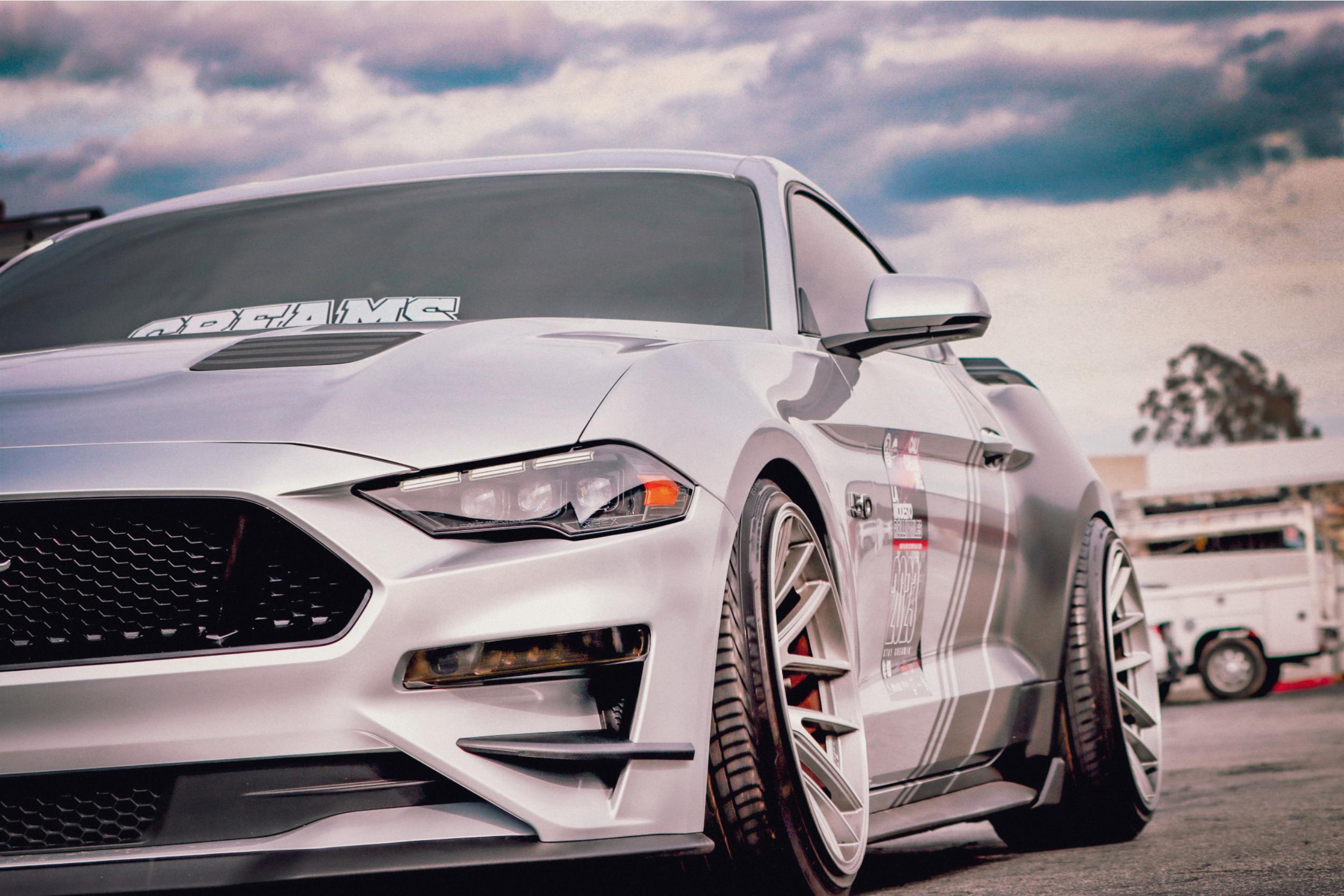 ARex Nova Mk2 LED Headlights: 18-23 Mustang - Alpha-Black (Set)
