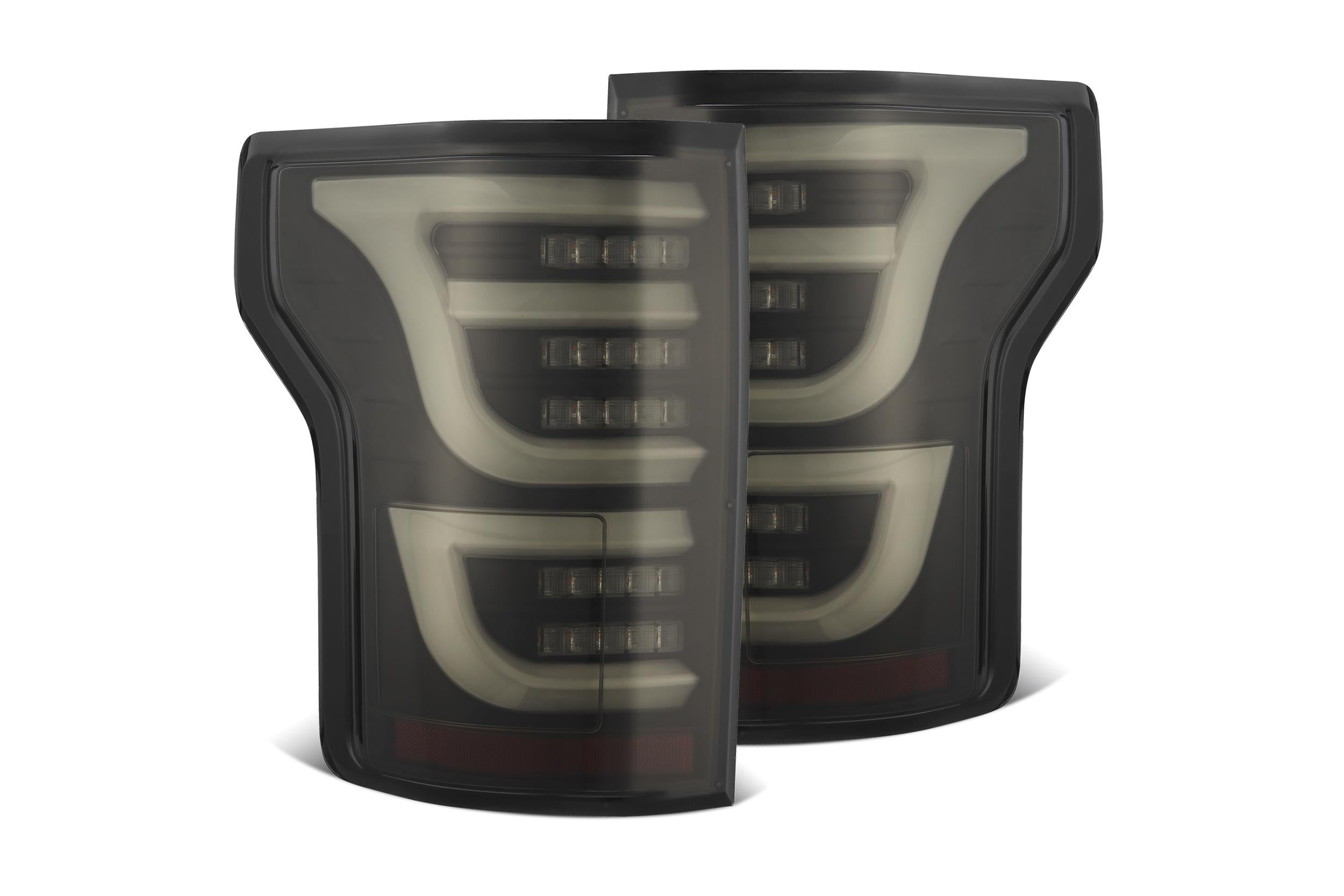 ARex Luxx LED Tail Lights: Ford F-150 (15-20) - Black (Set)