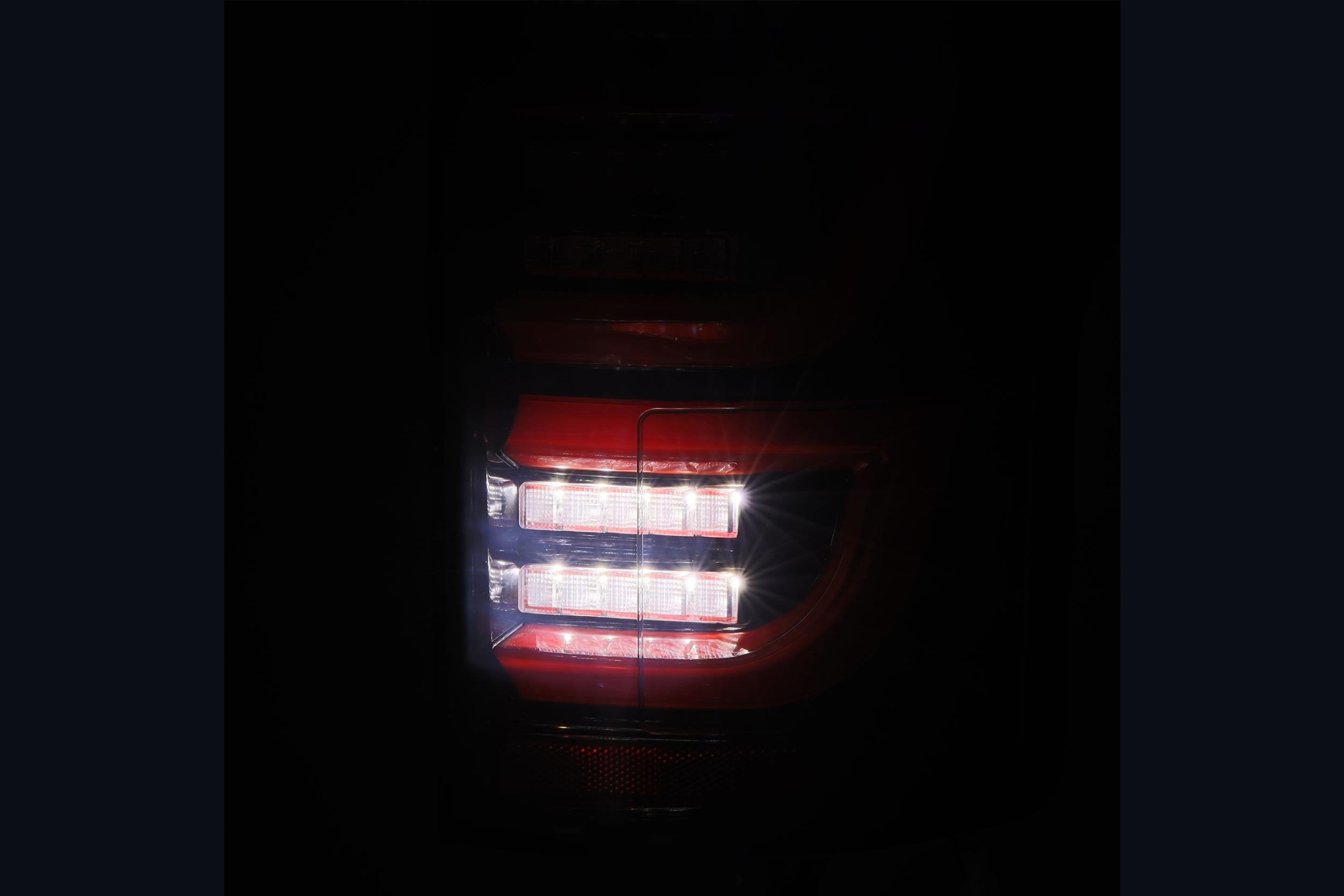 ARex Luxx LED Tail Lights: Ford F-150 (15-20) - Black/Red (Set)
