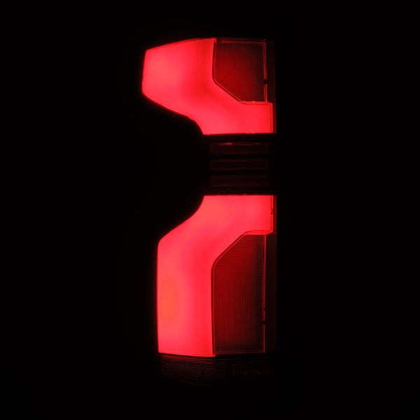AlphaRex (LUXX-Series) 2019-2024 Chevrolet Silverado LED Tail Lights - Black Red