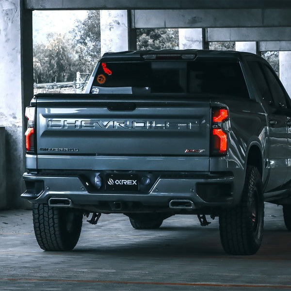 AlphaRex (LUXX-Series) 2019-2024 Chevrolet Silverado LED Tail Lights - Black