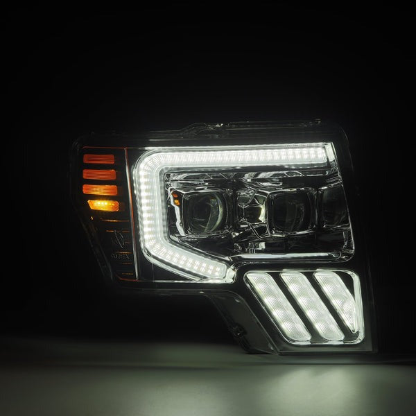 AlphaRex LUXX-Series MKII (09-14) Ford F-150 LED Headlights - Chrome