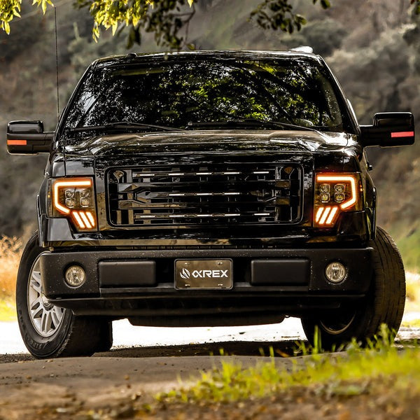 AlphaRex NOVA-Series MKII (09-14) Ford F-150 LED Headlights - Black