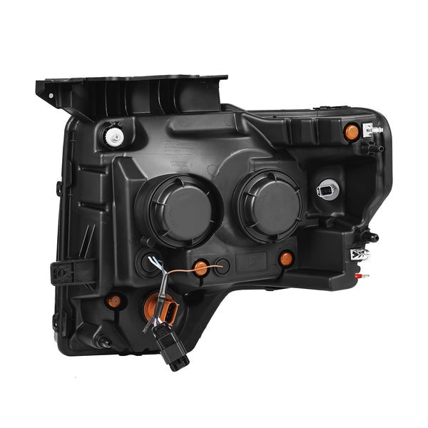 AlphaRex (PRO-Series) MKII (09-14) Ford F-150 Halogen Headlights - Alpha-Black
