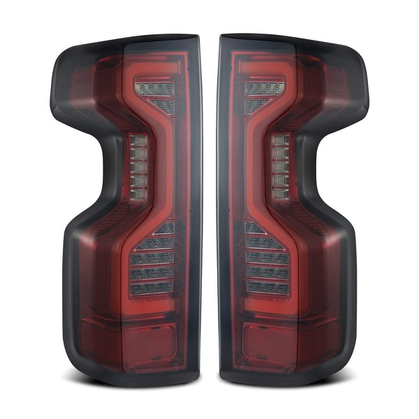 AlphaRex (PRO-Series) 2019-2022 Chevrolet Silverado 1500 LED Tail Lights - Red Smoke