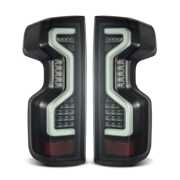 AlphaRex (PRO-Series) 2019-2022 Chevrolet Silverado 1500 LED Tail Lights - Jet Black