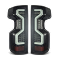 AlphaRex (PRO-Series) 2019-2022 Chevrolet Silverado 1500 LED Tail Lights - Jet Black