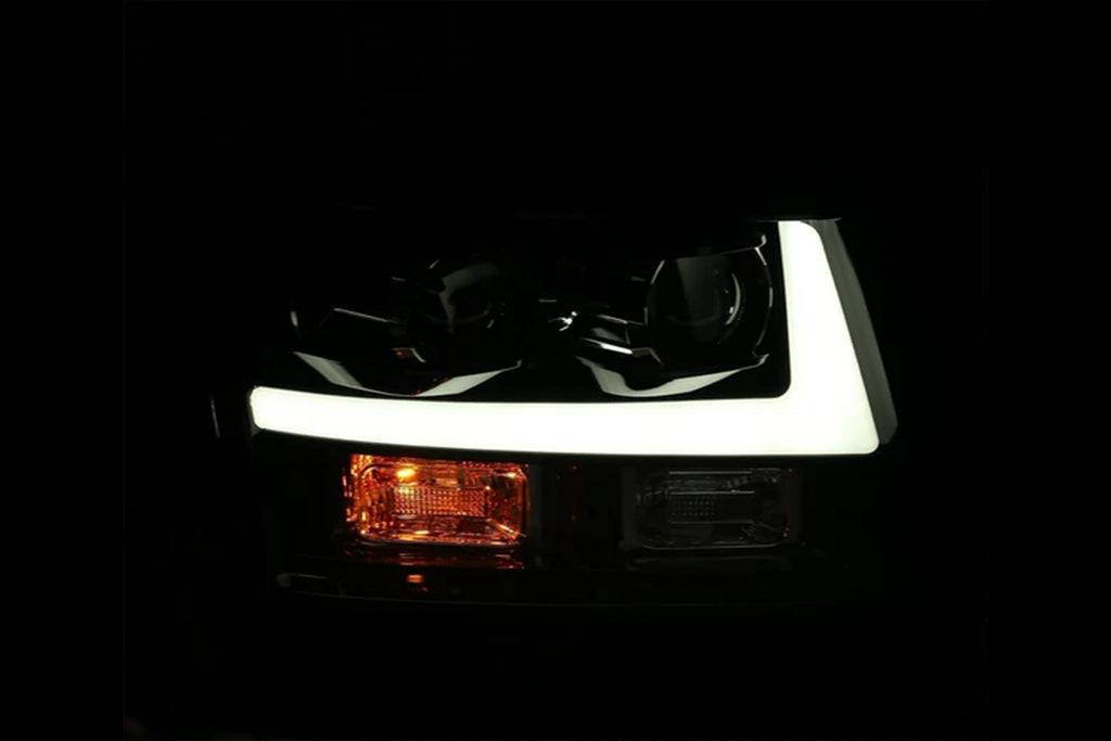 AlphaRex (LUXX-Series) 2007-2014 Chevy Tahoe G2 LED Projector Headlights - Black
