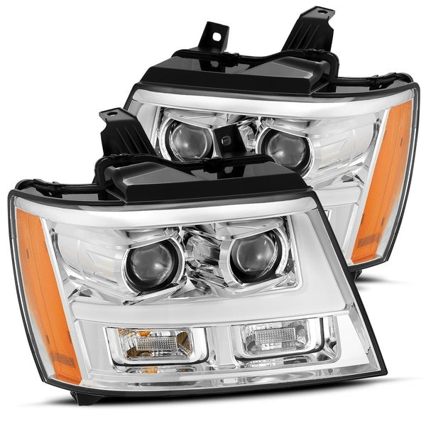 AlphaRex (PRO-Series) 2007-2014 Chevy Tahoe G2 Halogen Projector Headlights - Chrome