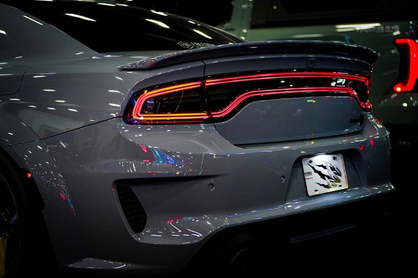 AlphaRex (NOVA-Series) 2015-2023 Dodge Charger Prismatic LED Tail Lights - Black