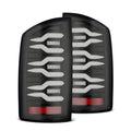 AlphaRex (LUXX-Series) 2007-2008 Dodge Ram LED Tail Lights - Black