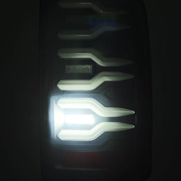 AlphaRex (LUXX-Series) 2007-2008 Dodge Ram LED Tail Lights - Black