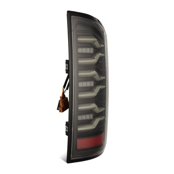 AlphaRex (LUXX-Series) 2007-2008 Dodge Ram LED Tail Lights - Alpha-Black