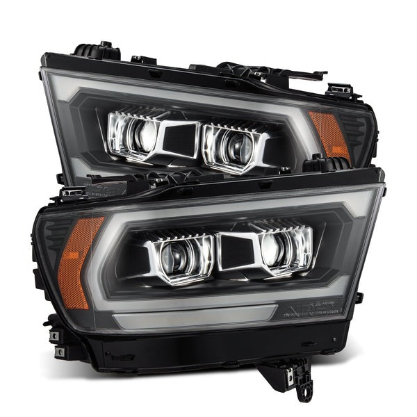AlphaRex (LUXX-Series) MK2 2019-2024 Ram 1500 LED Projector Headlights Black