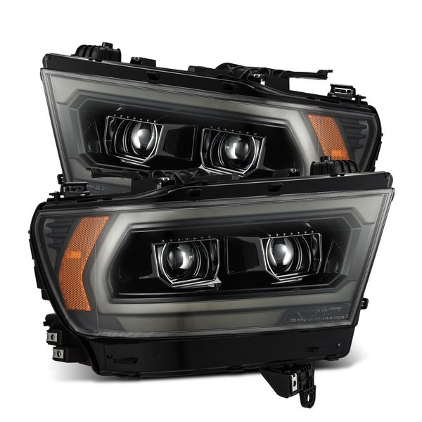AlphaRex (LUXX-Series) MK2 2019-2024 Ram 1500 LED Projector Headlights Alpha-Black