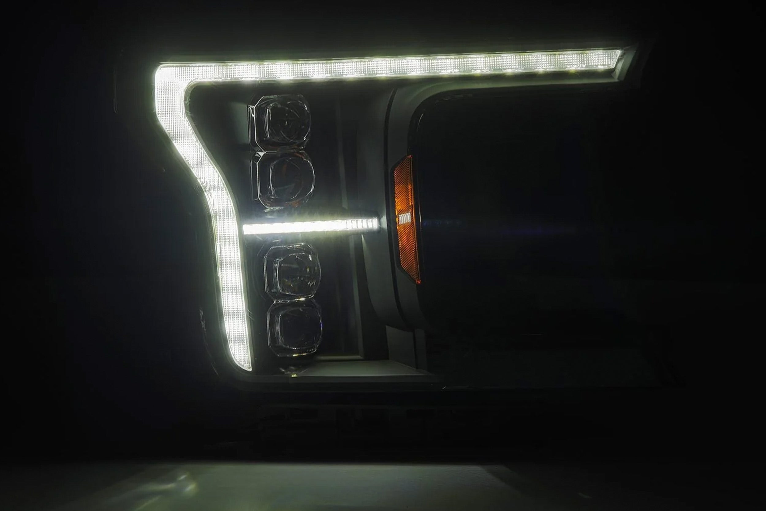 AlphaRex (Nova-Series) 2018-2020 Ford F150 (14th Gen MK2 Style) LED Projector Headlights Black