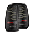 AlphaRex (LUXX-Series) 1997-2003 Ford F150 / 1999-2016 Super Duty LED Tail Lights - Alpha-Black