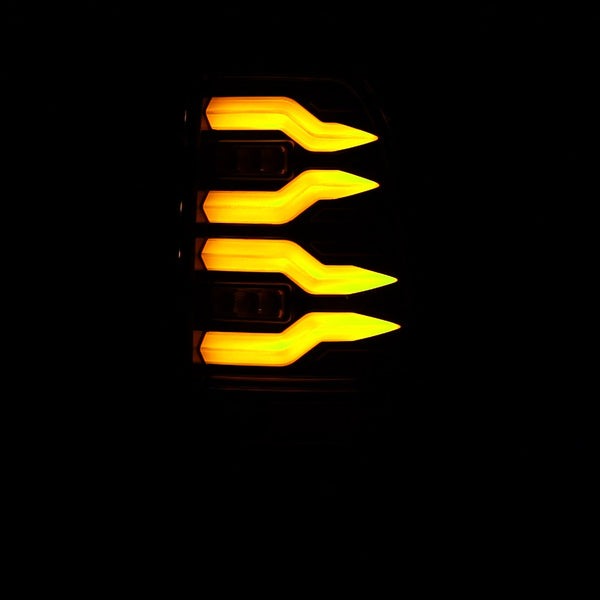 AlphaRex (LUXX-Series) 1997-2003 Ford F150 / 1999-2016 Super Duty LED Tail Lights - Alpha-Black
