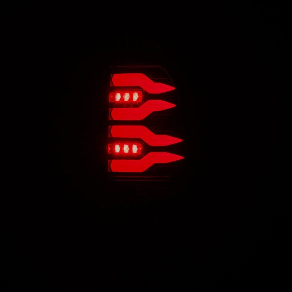 AlphaRex (LUXX-Series) 1997-2003 Ford F150 / 1999-2016 Super Duty LED Tail Lights - Black Red