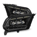 AlphaRex (NOVA-Series) 2010-2012 Ford Mustang Projector Headlights - Alpha-Black