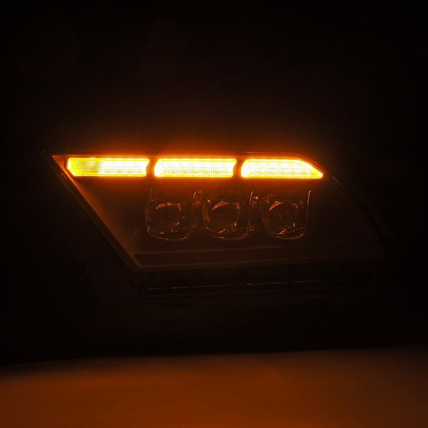 AlphaRex (NOVA-Series) 2010-2012 Ford Mustang Projector Headlights - Alpha-Black