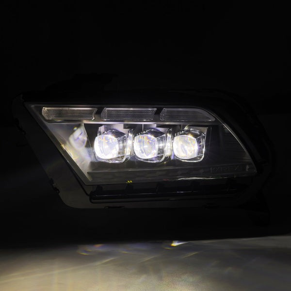 AlphaRex (NOVA-Series) 2010-2012 Ford Mustang Projector Headlights - Alpha-Black