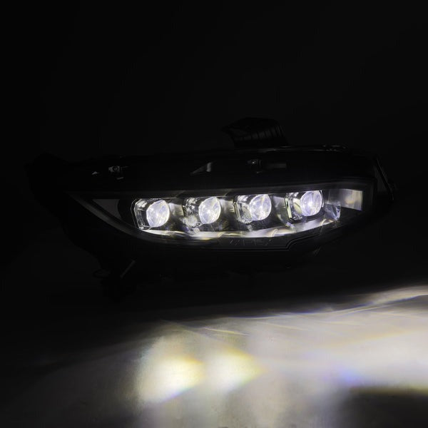 AlphaRex (NOVA-Series) 2016-2021 Honda Civic LED Projector Headlights - Alpha-Black