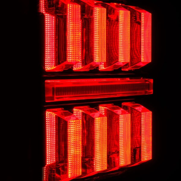 AlphaRex (NOVA-Series) 2018-2023 Jeep Wrangler JL Prismatic LED Tail Lights - Alpha-Black