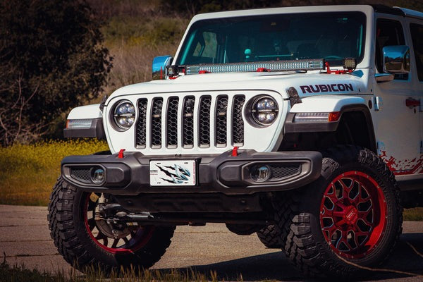 AlphaRex (NOVA-Series) 2018-2023 Jeep Wrangler JL/Gladiator JT Projector Headlights - Alpha-Black