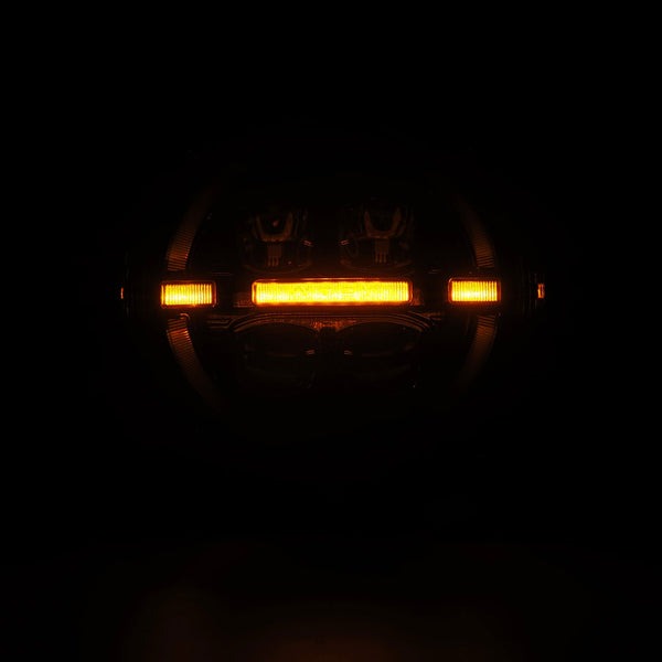 AlphaRex (NOVA-Series) 2018-2023 Jeep Wrangler JL/Gladiator JT Projector Headlights - Black