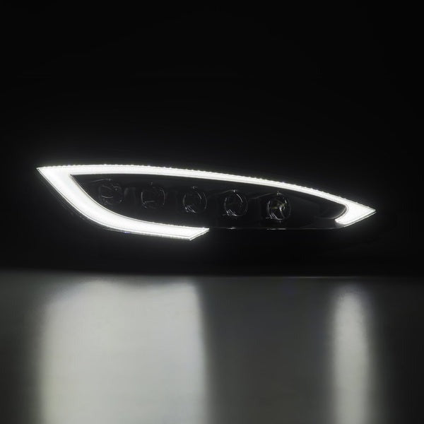 AlphaRex (NOVA-Series) 2012-2021 Tesla Model S LED Projector Headlights - Black
