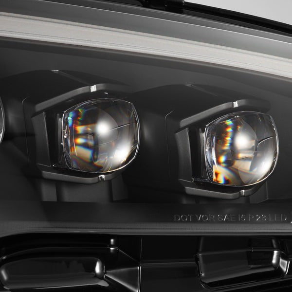 AlphaRex (NOVA-Series) 2012-2021 Tesla Model S LED Projector Headlights - Black