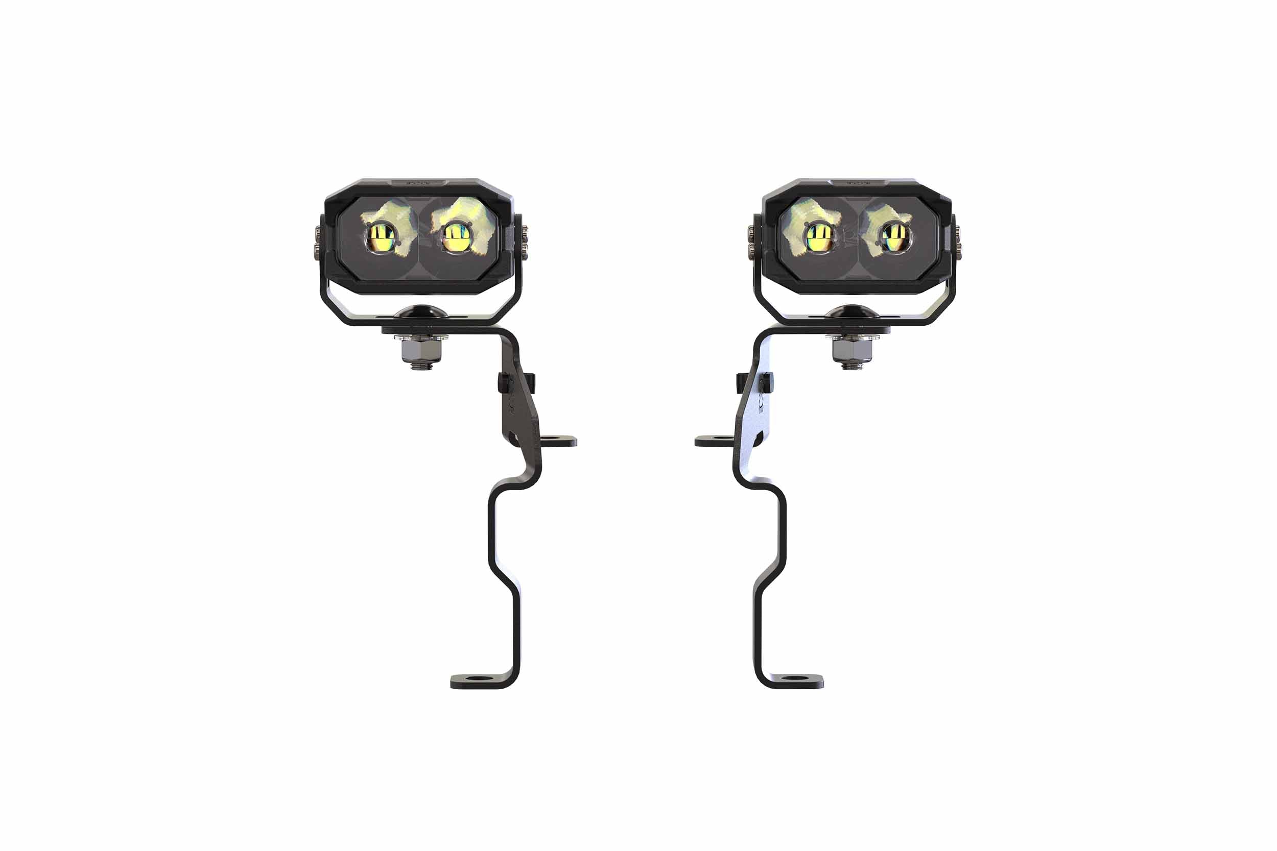 Morimoto 2Banger Ditch Light Kit: 23-27 Super Duty (HXB White Spot Beam)